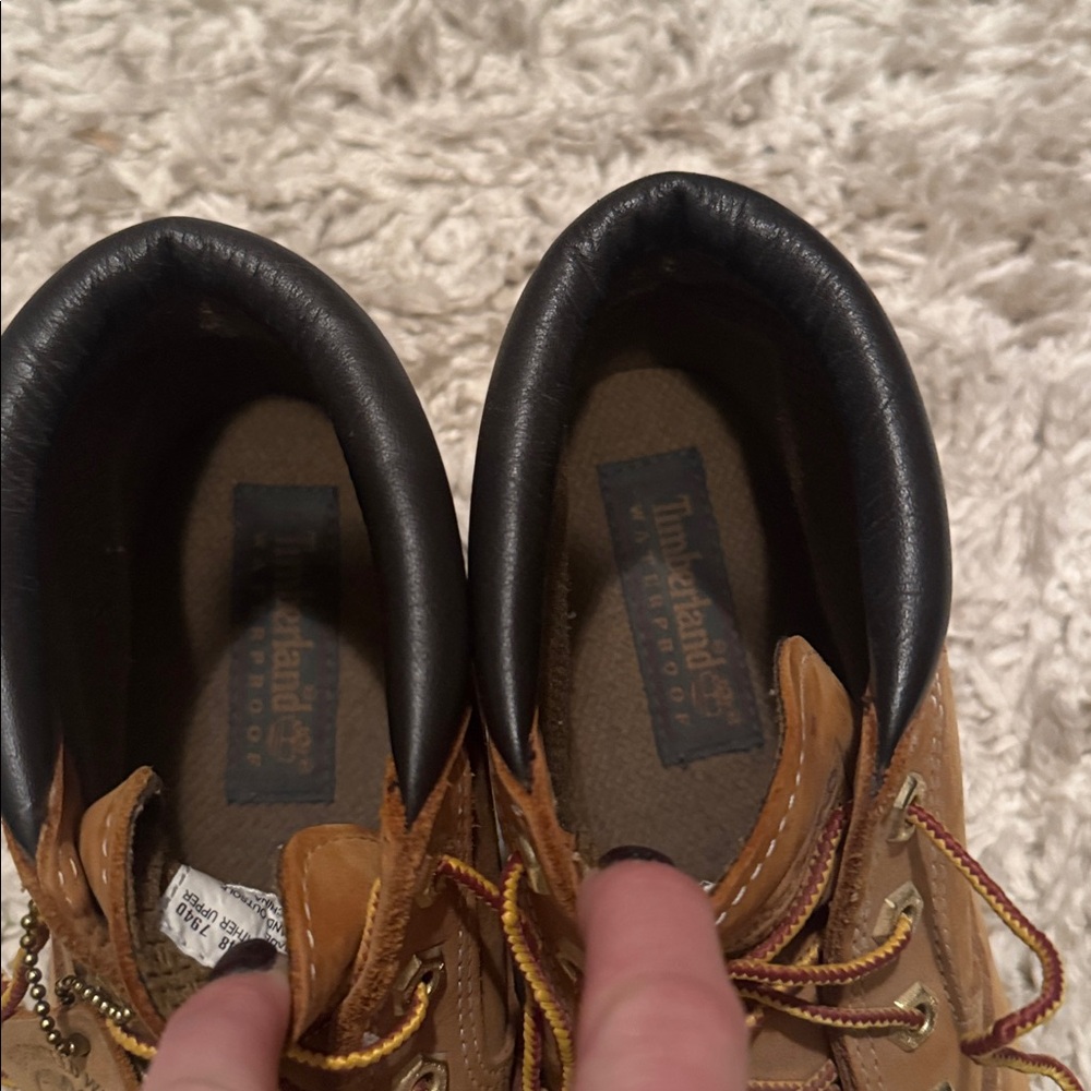 Timberland women’s 10 Tan Leather Boots - Picture 7 of 8